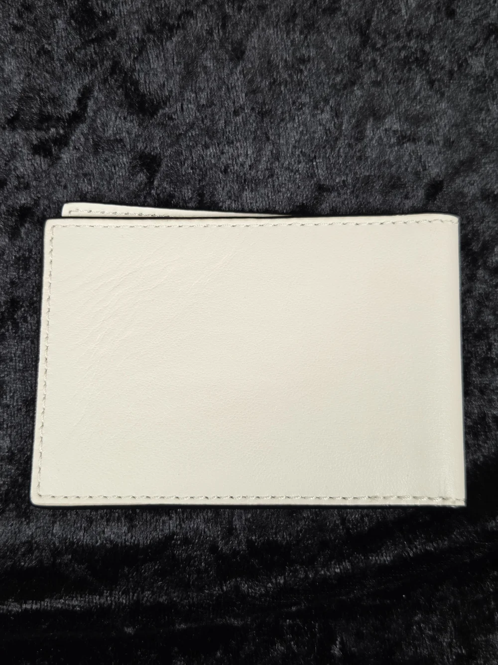 Coach Cream Leather Card & ID Wallet
